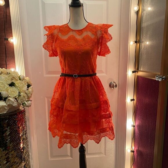 Marissa Webb 2 pc lace dress, XS - Picture 1 of 15